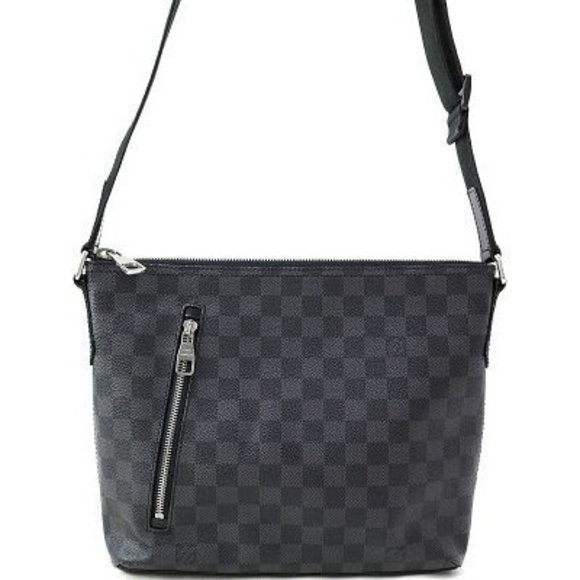 Louis Vuitton Damier Graphite Black Mick PM Shoulder Bag - Picture 1 of 8